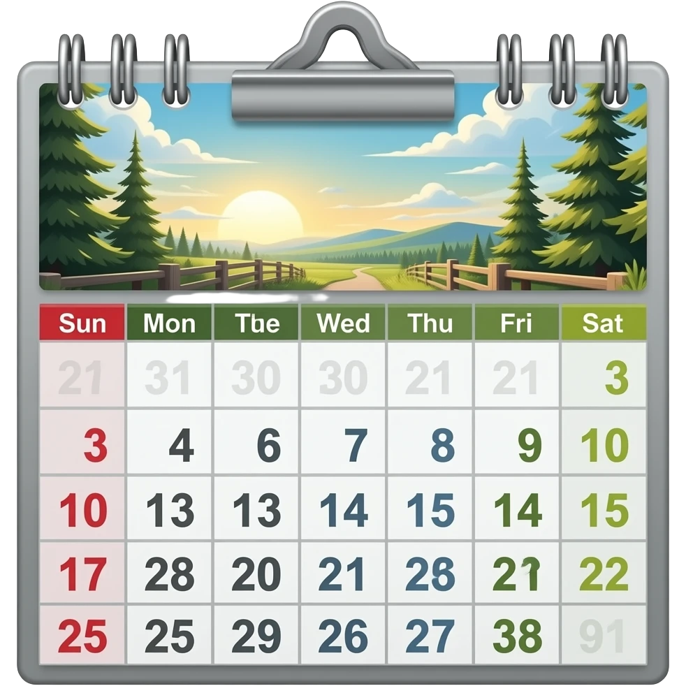 Calendar emoji