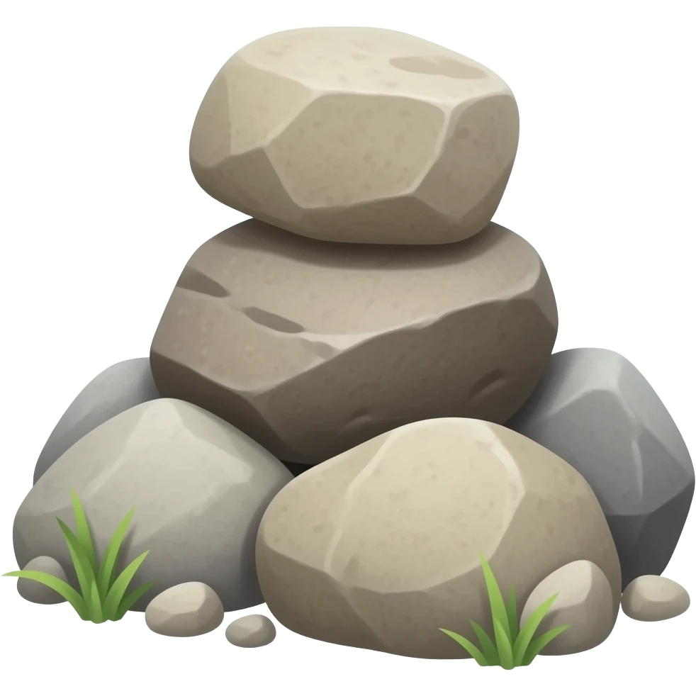 rocks emoji