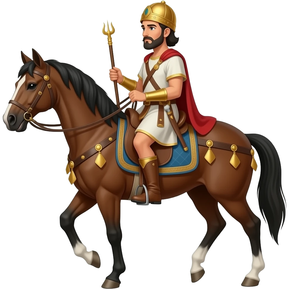 traveling on horse in ancient time emoji