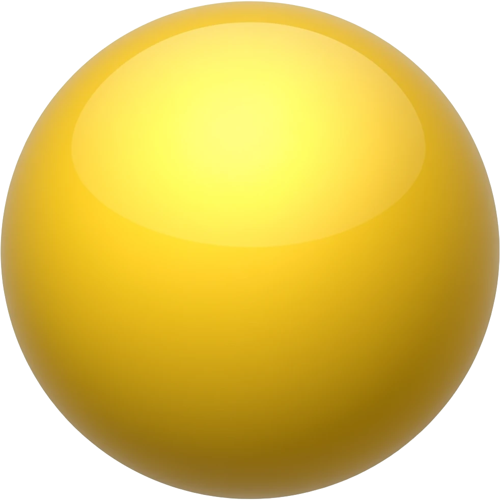 Make an yellow ball! emoji
