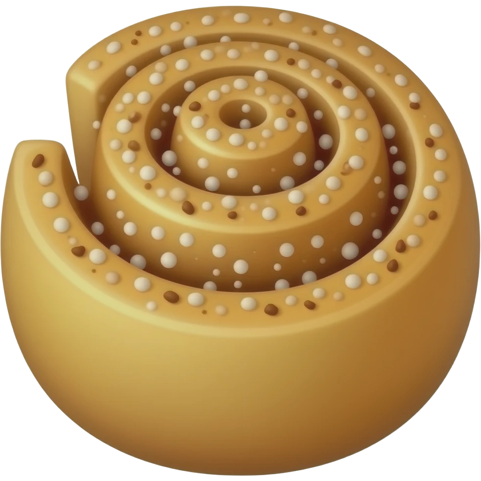 Cinnamon roll emoji