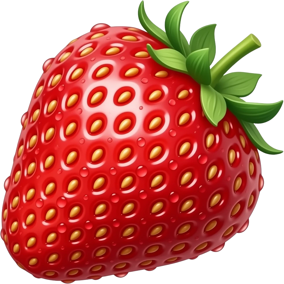 Strawberry cinematic realistic emoji