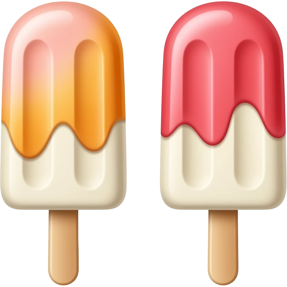 Popsicle two emoji