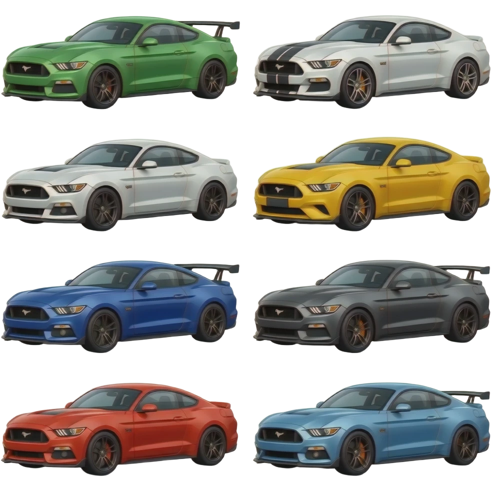 10 muscle cars emoji