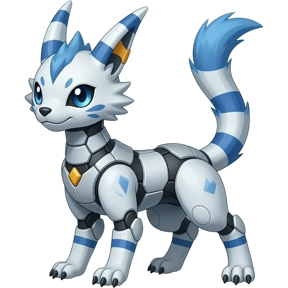 Axew-Larvesta-Latios-Genesect-Exveemon-Fakémon-hybrid emoji