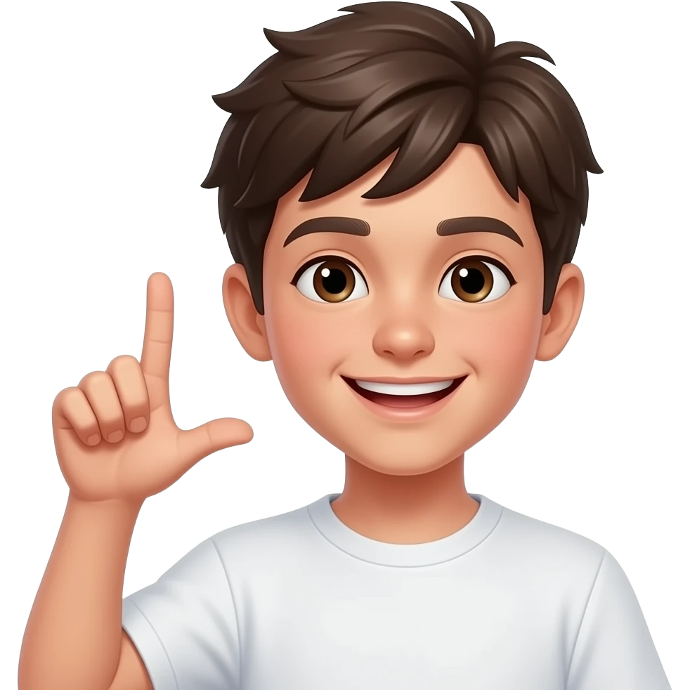 Coloque um menino fazendo esse sinal🤙🏻 e falando rajada de fe emoji
