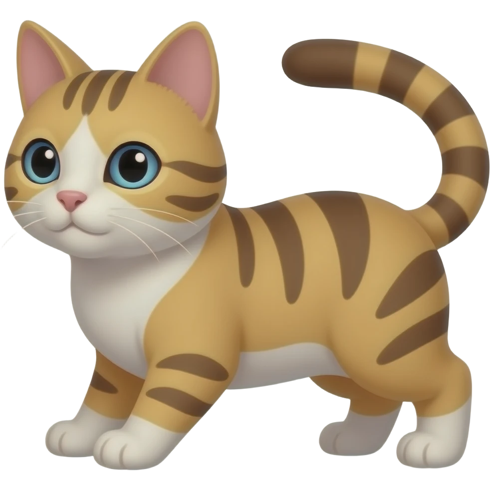Glitch cat emoji