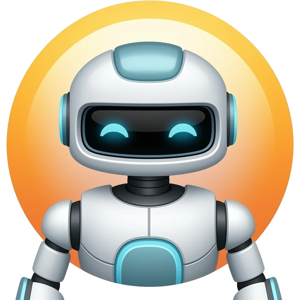 sunset robot emoji