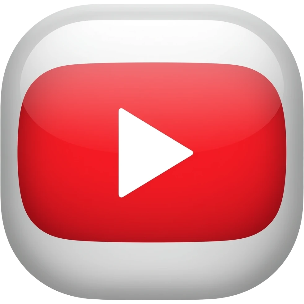 YouTube logo emoji