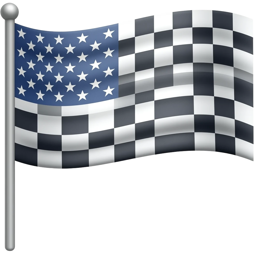 Checkered Flag emoji
