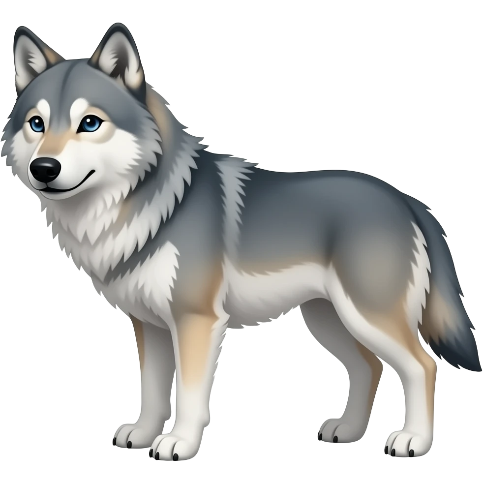 the wolf emoji