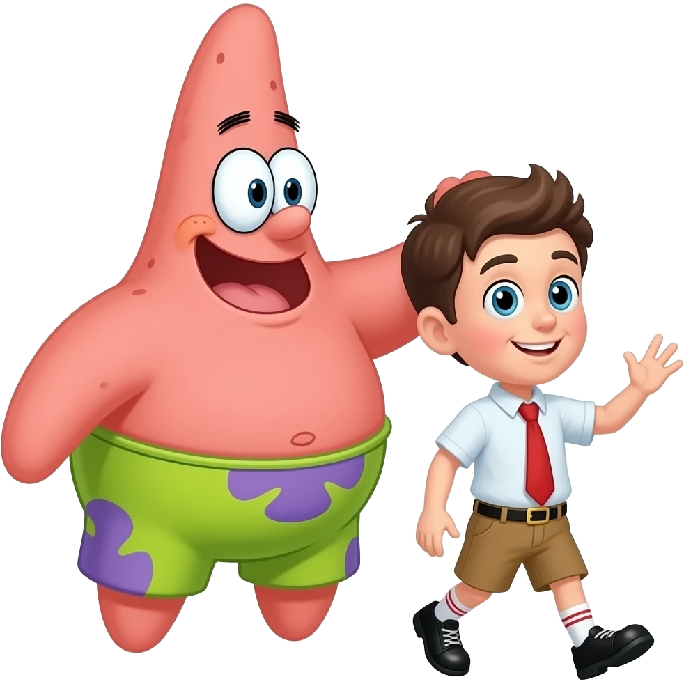 Patrick Star marching son emoji