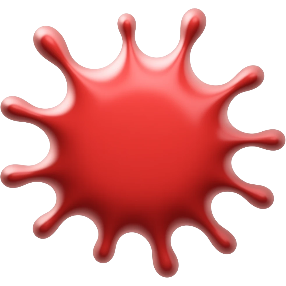 splash red color emoji