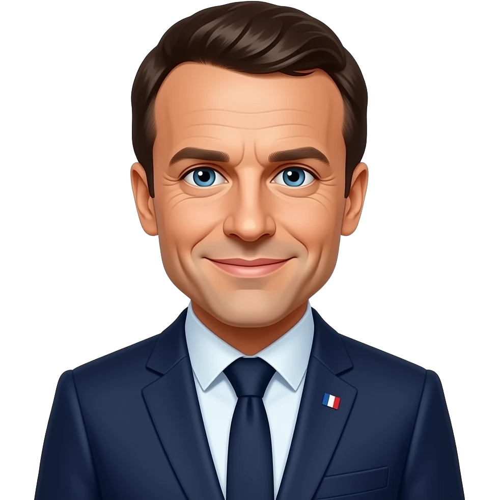 Émanuel macron emoji