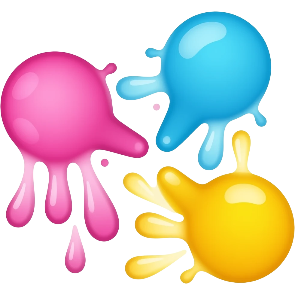 three Sparks Astrois pink blue and yellow emoji