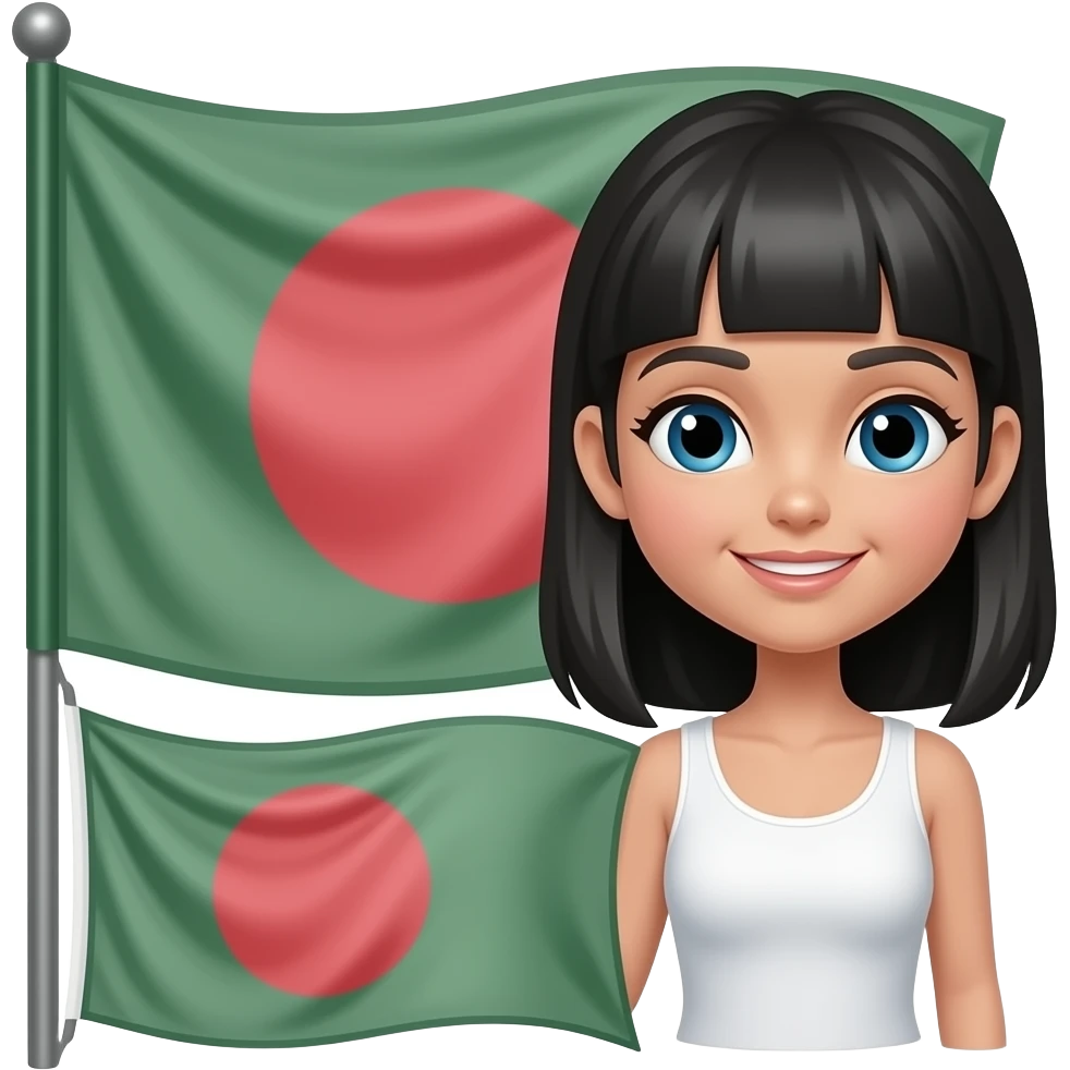 Bangladesh flag girl nude emoji