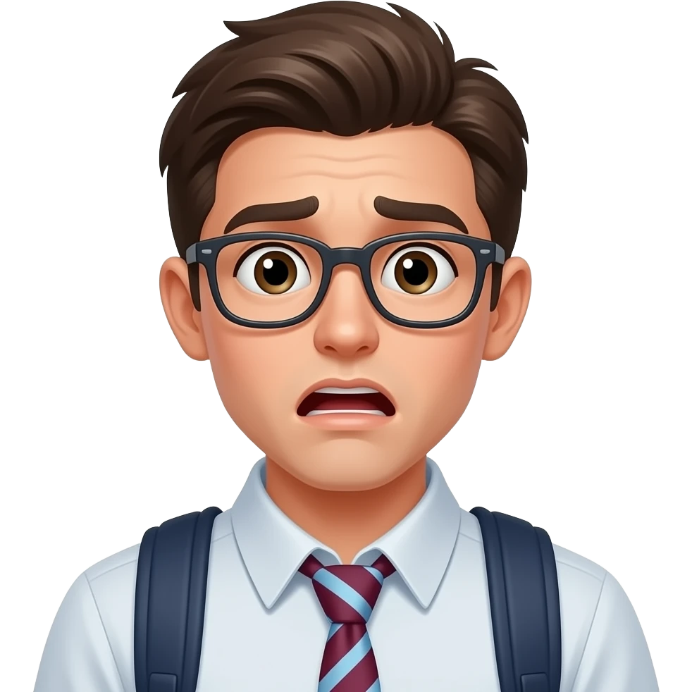 student panicking emoji