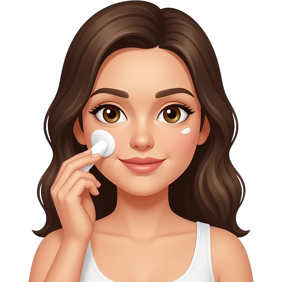 chica skincare emoji