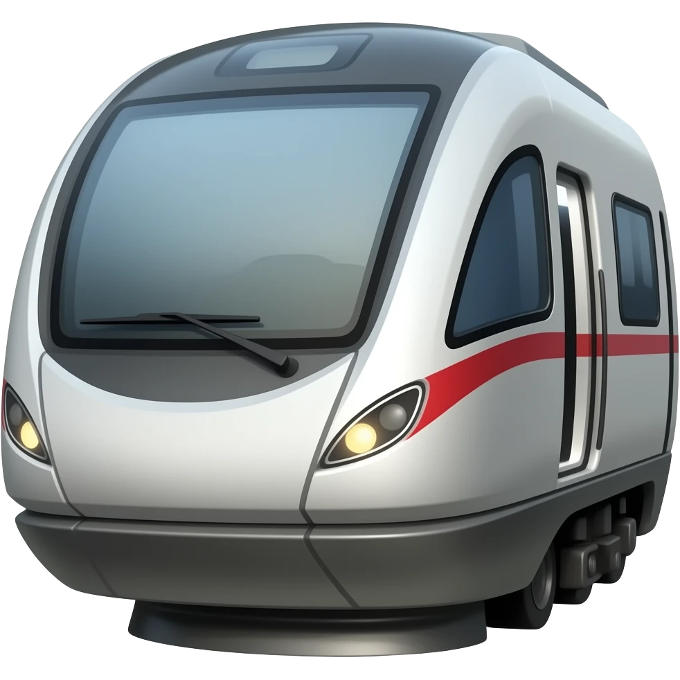 Silver Train emoji