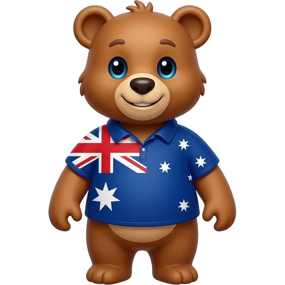 Animated bear from Austra emoji