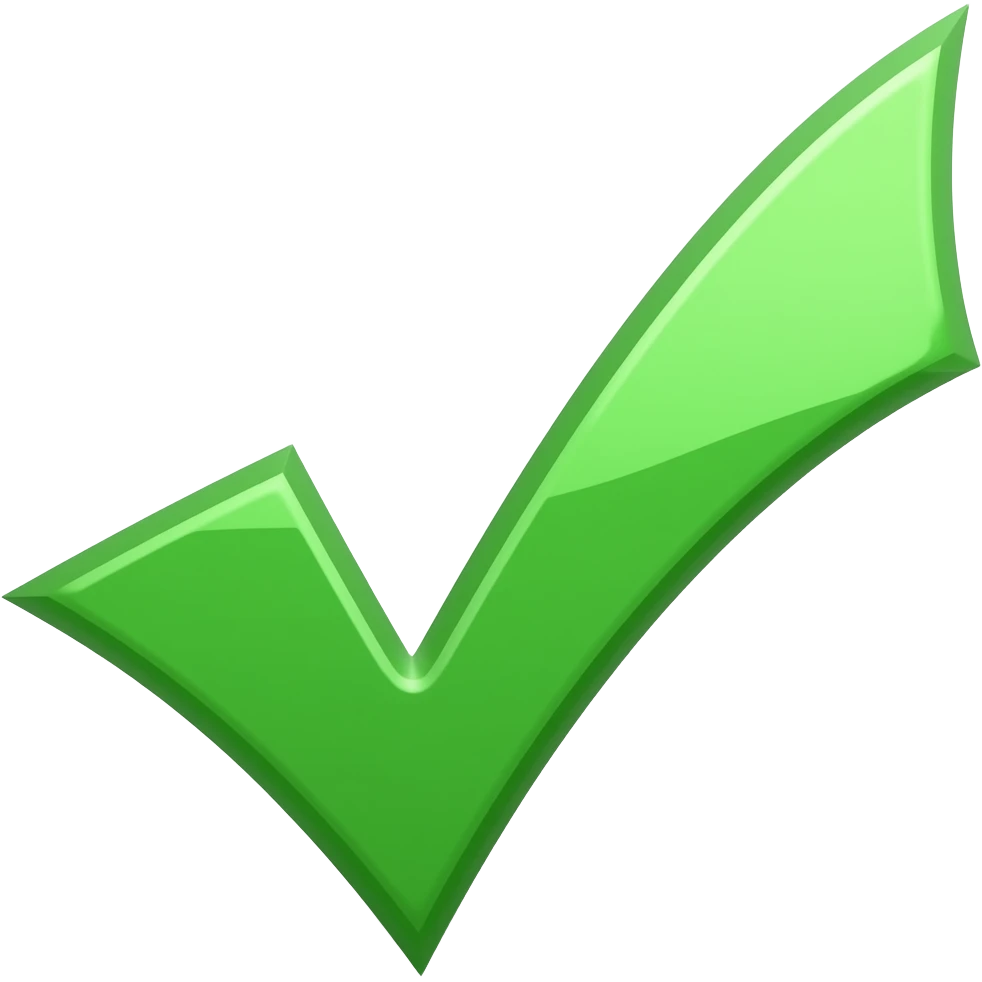 Verification tick emoji