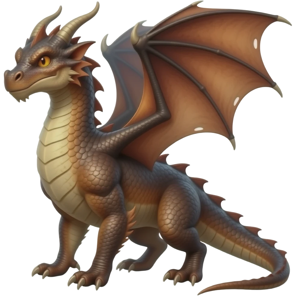 Chinese zodiac realistic dragon emoji
