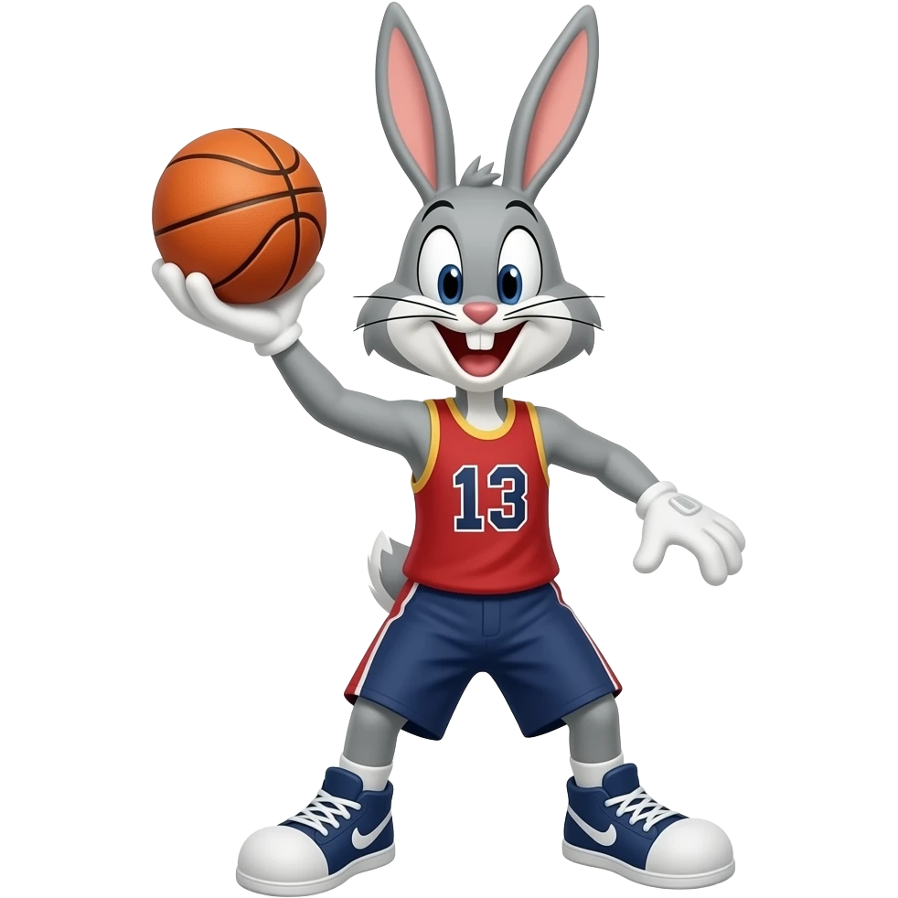 Basketball & looney Tunes emoji