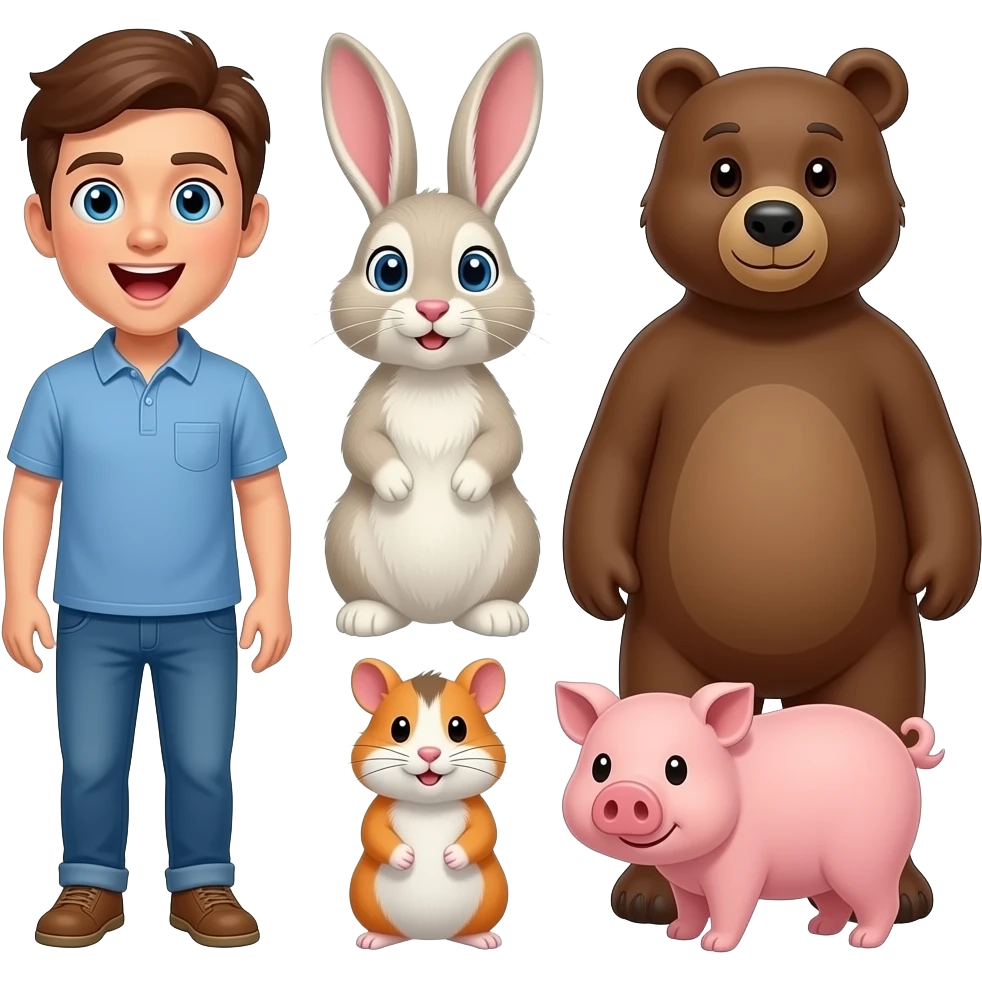 🫥🐰🐻🐻‍❄️🐹🐖 emoji