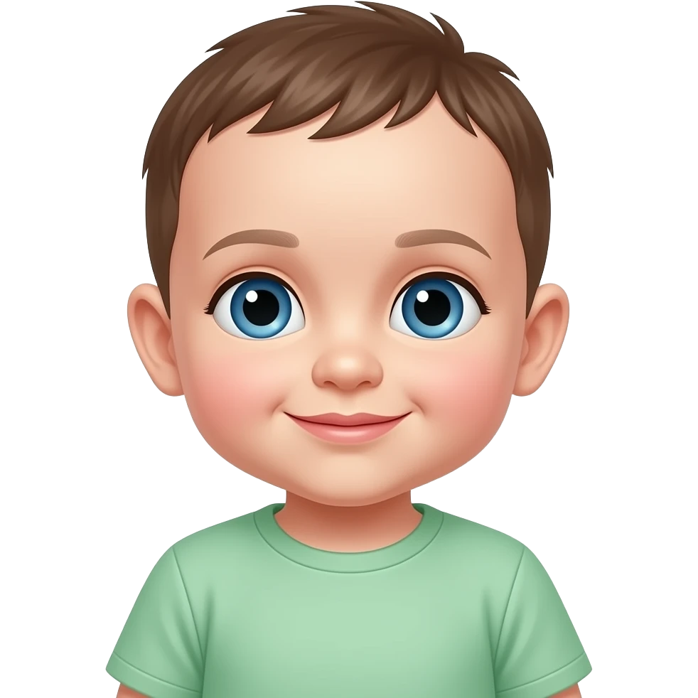 Baby sage green clothes emoji