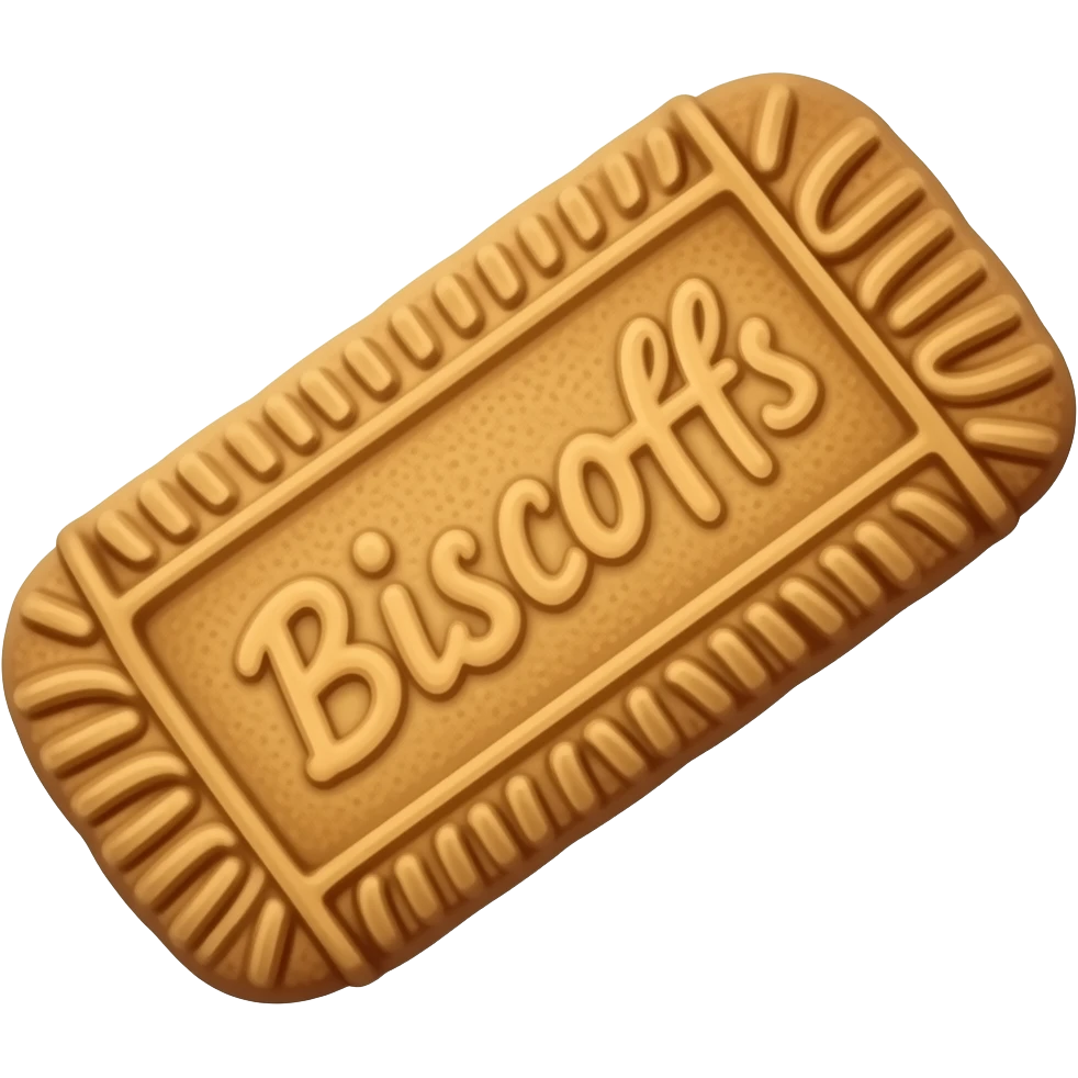 Biscoff cookie emoji