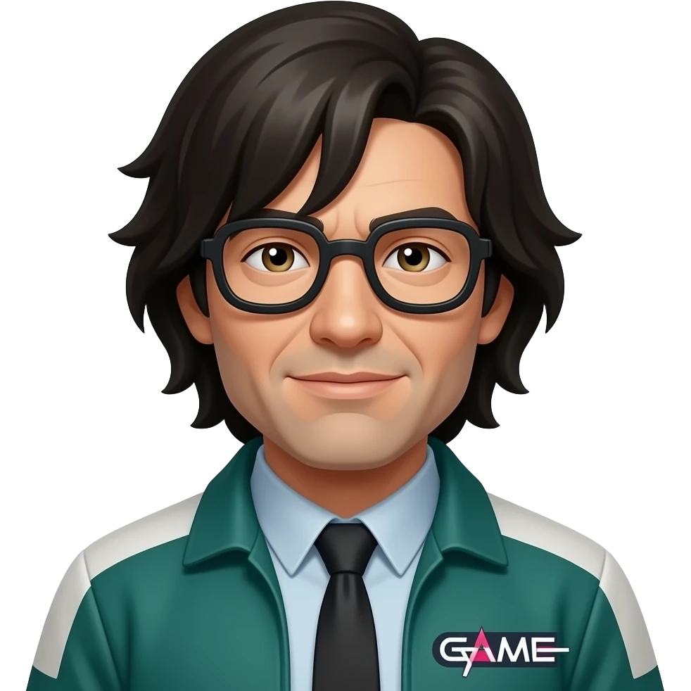 squidgame's frontman that looks like an imposter from among us emoji