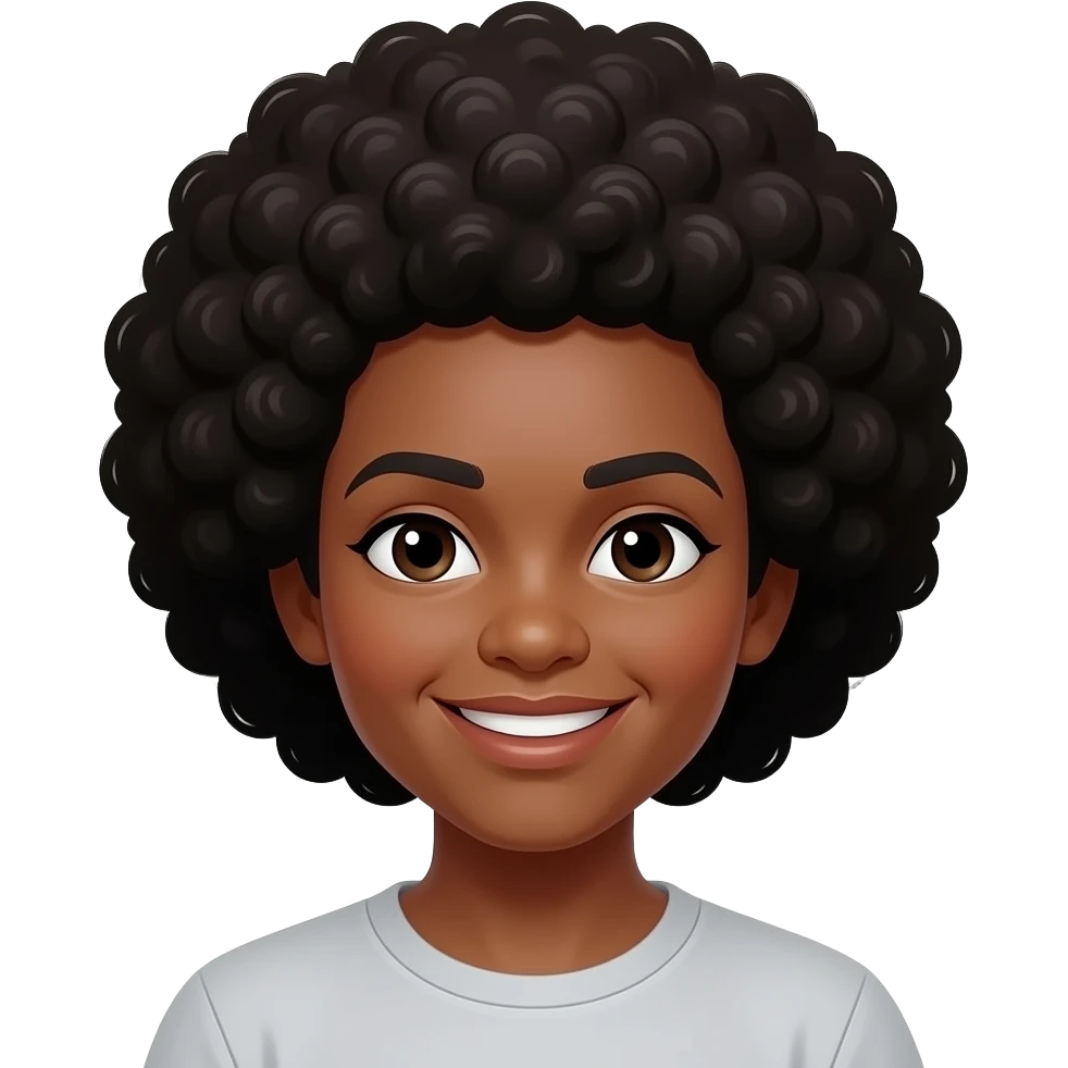 afro emoji