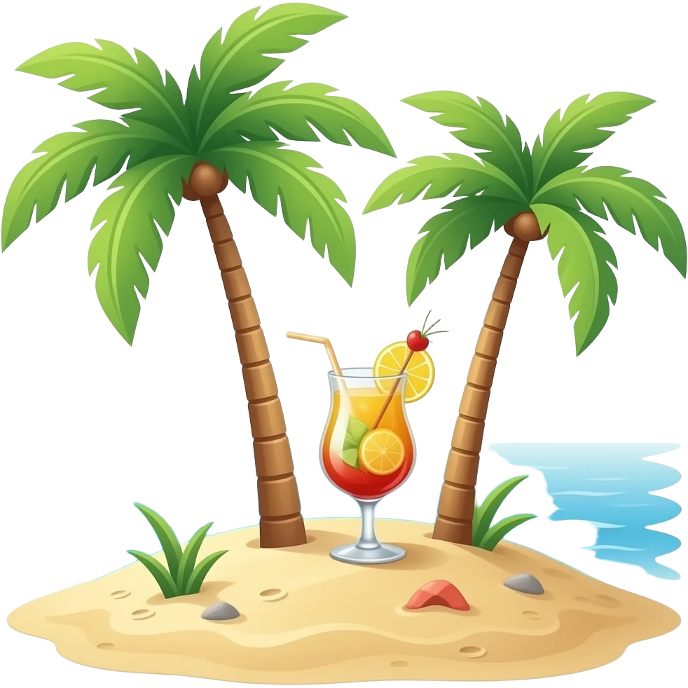 beach cocktail emoji