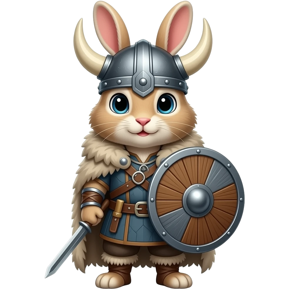Viking rabbit emoji