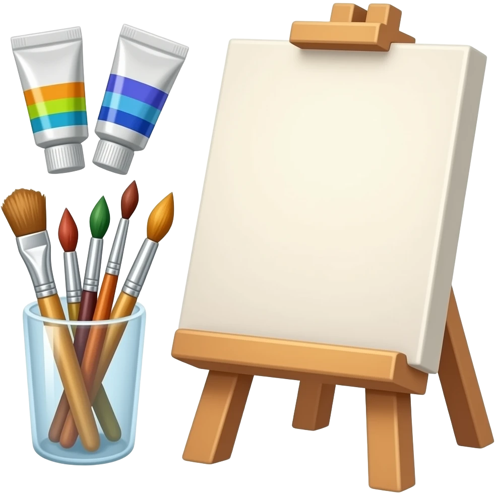 Painting  supplies emoji