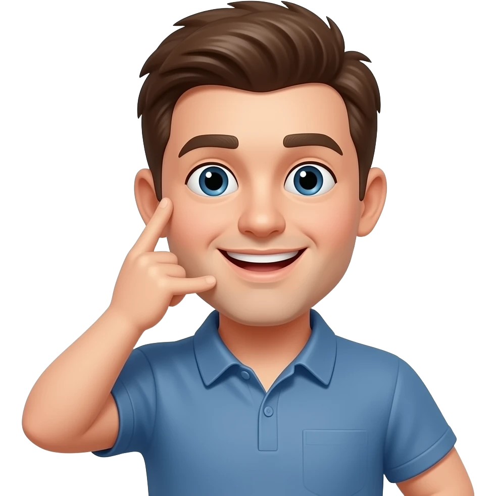 Butt dial emoji