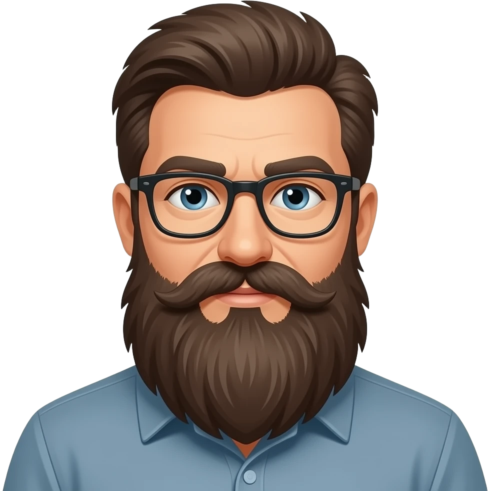 Longest beard emoji
