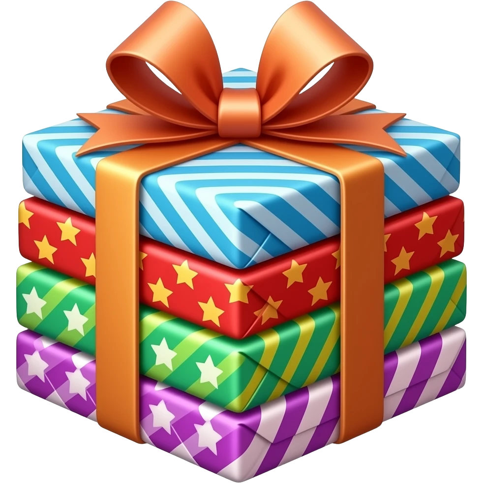 wrapping papers emoji | AI Emoji Generator