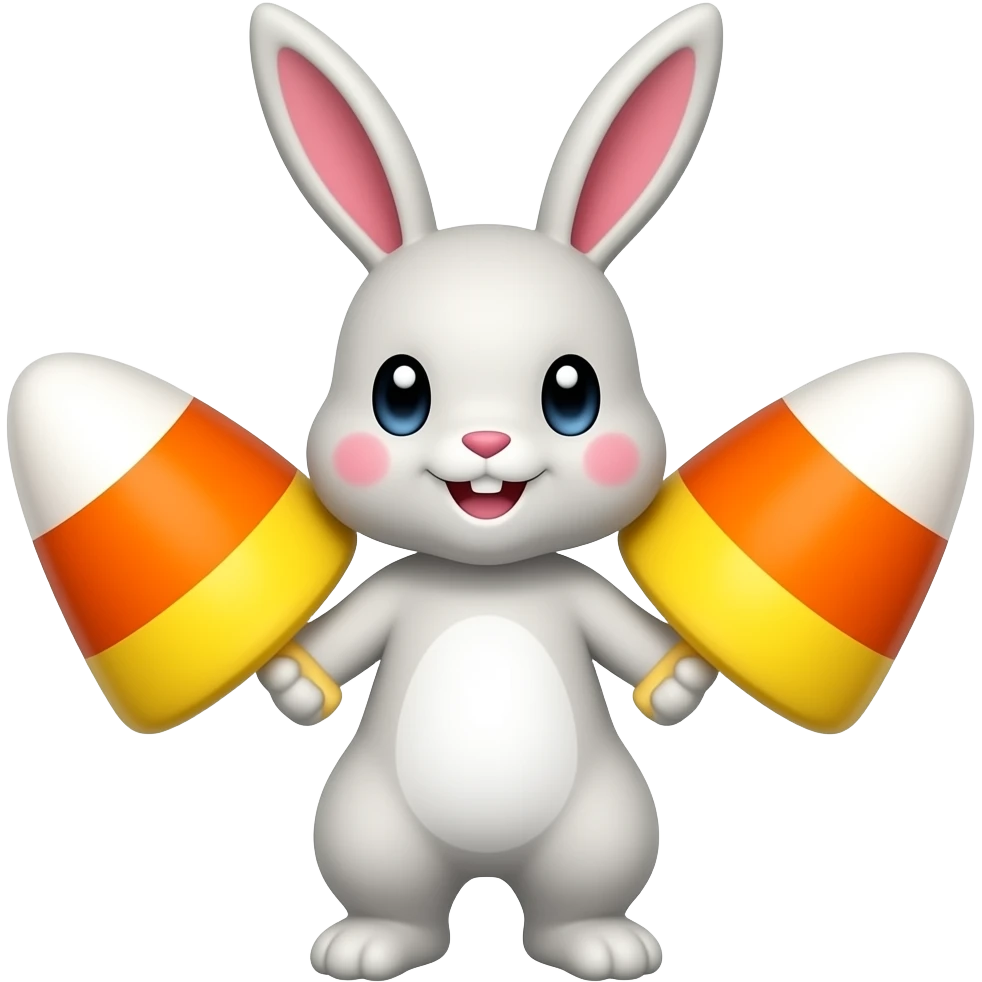 wings turn candy corn Bunny pokemon in my full body emoji