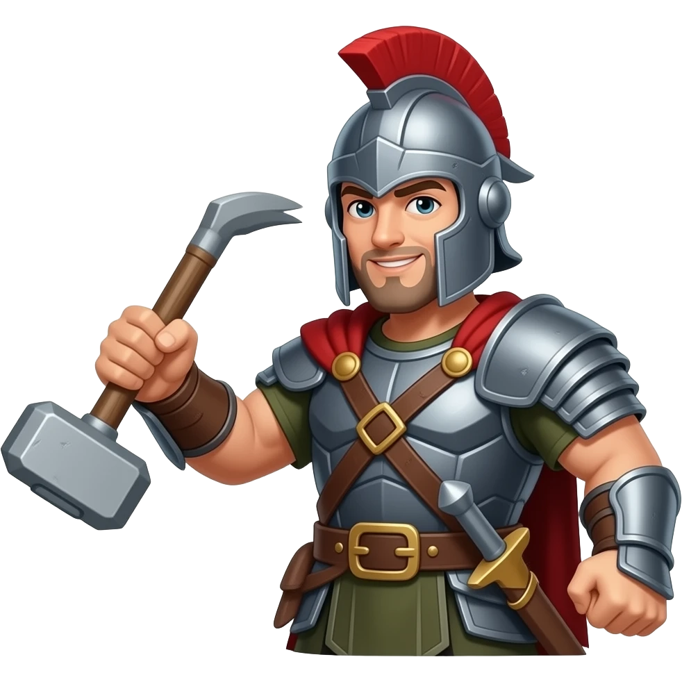 warrior hammer emoji