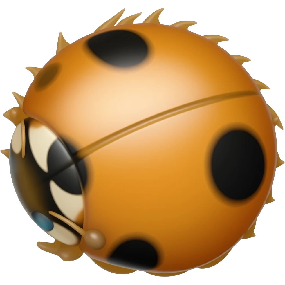 Ladybug larva emoji