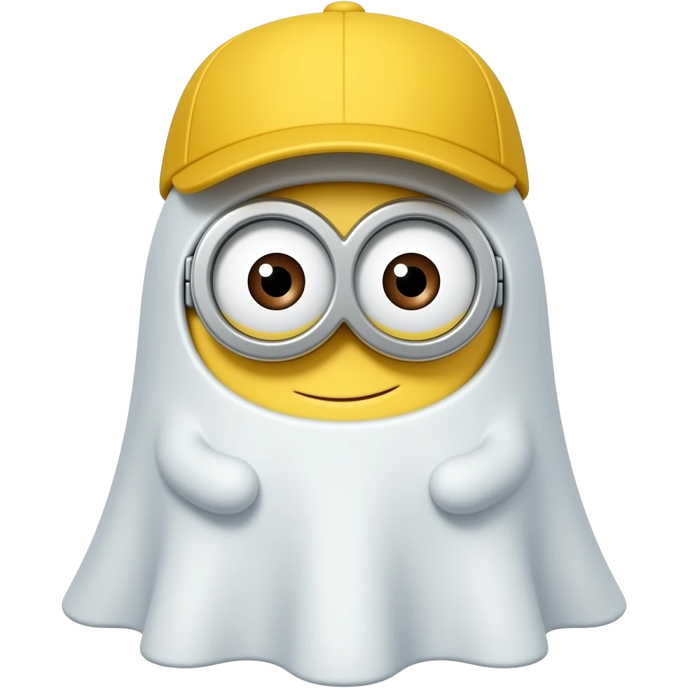 Emoji de fantasma que se parece um pouco com um Minion. emoji