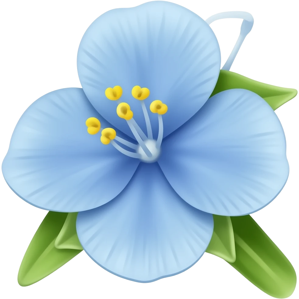 Spiderwort flower emoji
