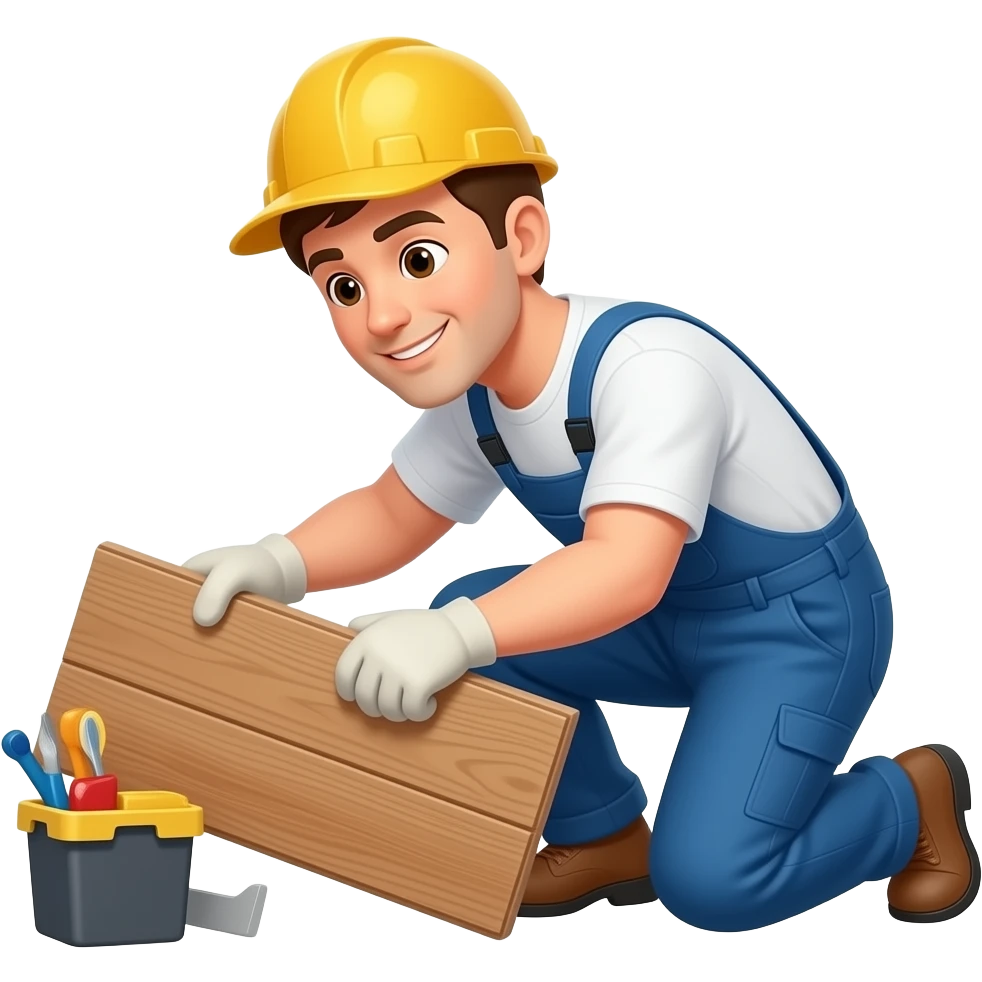 Flooring installer emoji