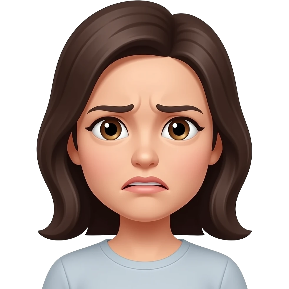 Женщина у нее большой стресс emoji