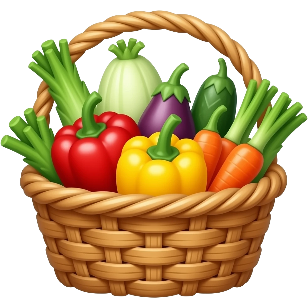 vegtable basket emoji