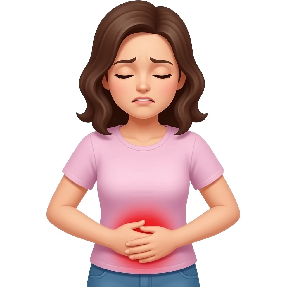 painful periods emoji