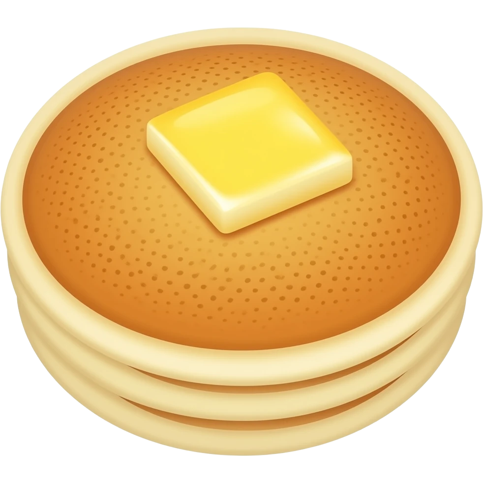 single pancake emoji