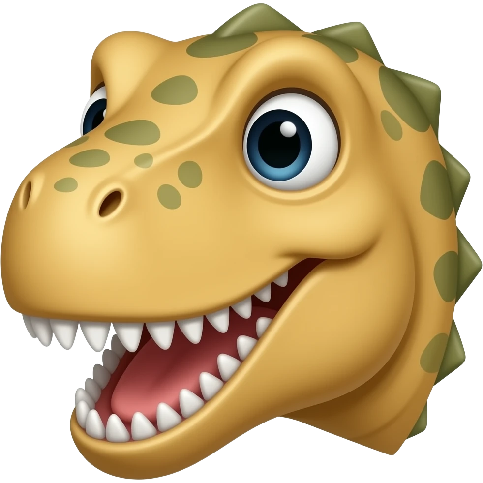 dinosaur face emoji