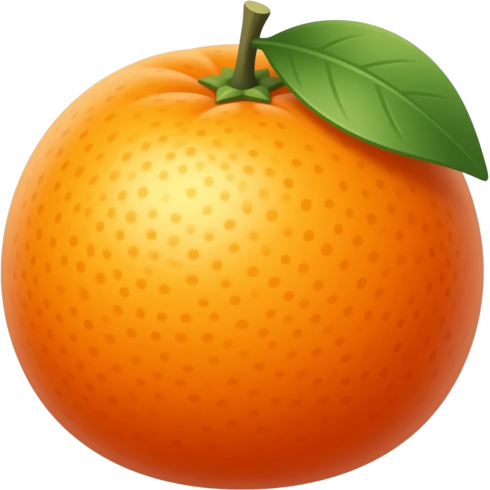 Orange fruit emoji